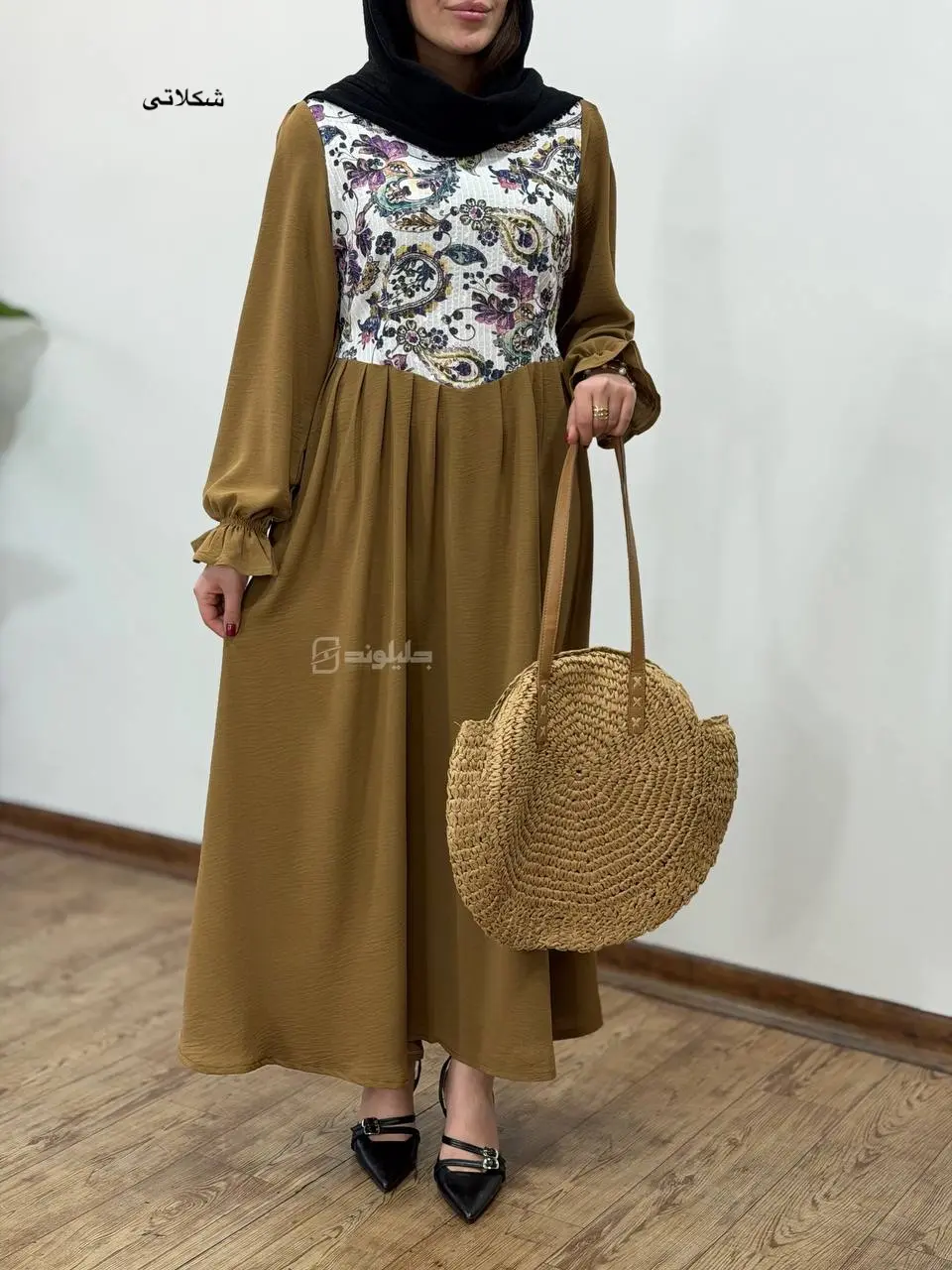 پیراهن مانتویی سوزندوزی آیسو شکوفه